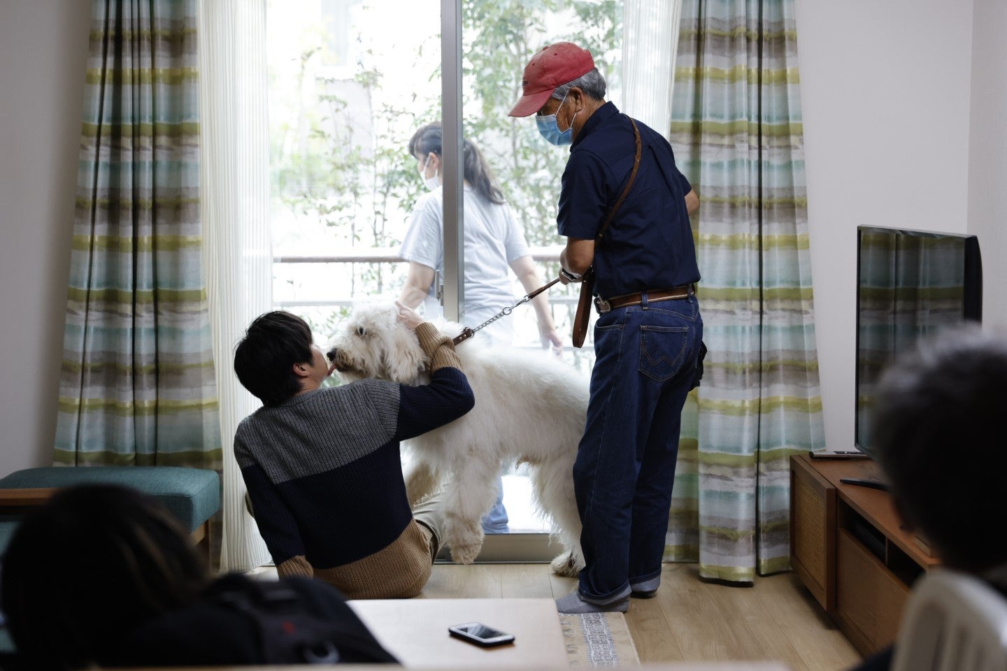 田中圭、ベック、宮忠臣（C）2022「ハウ」製作委員会