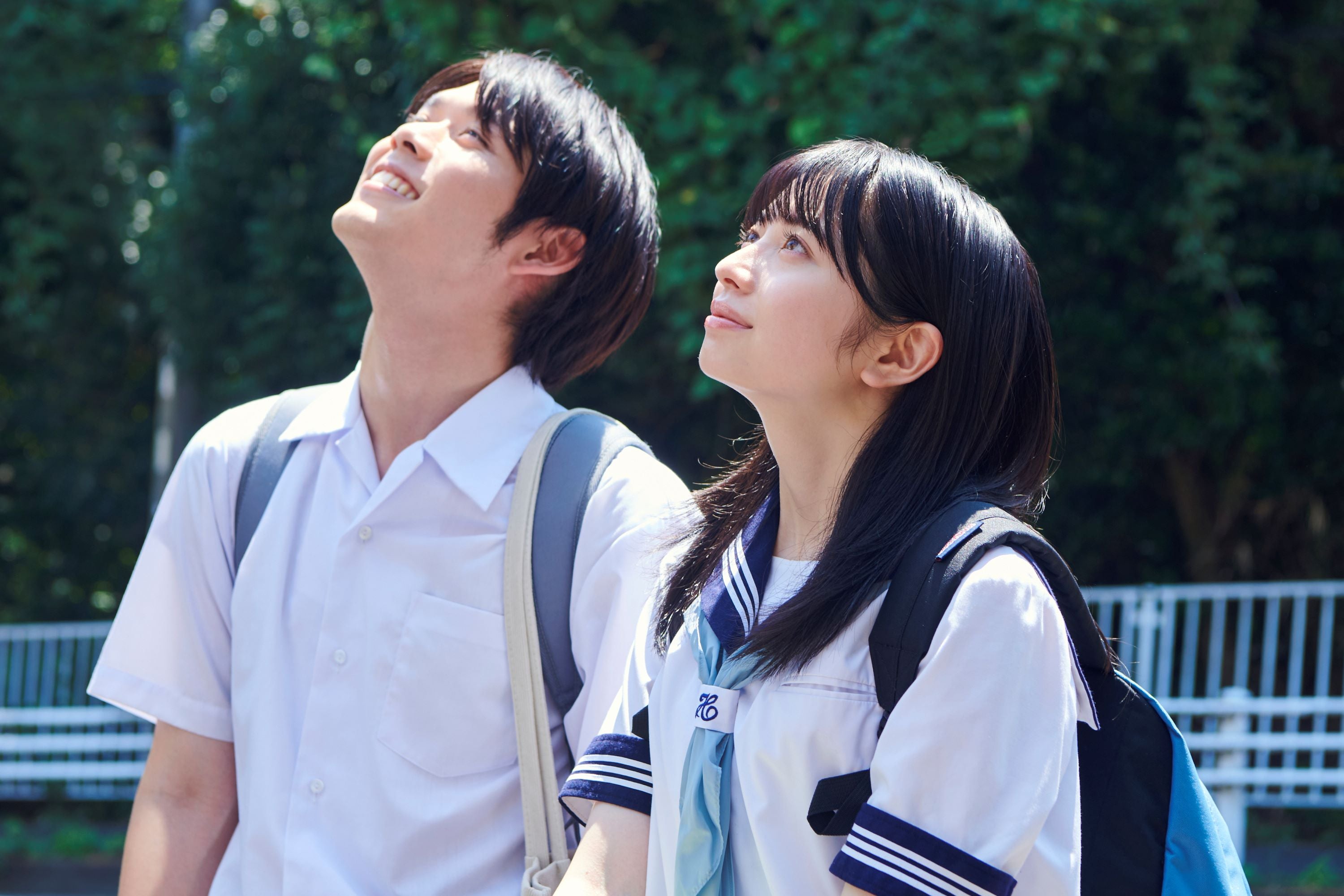 （左から）細田佳央太、桜田ひより「あの子の子ども」最終話より（C）カンテレ