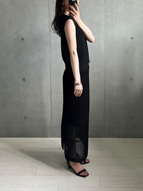 GU　セットアップ　コーデ　横