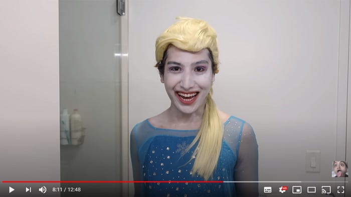 Kemio アナ雪 エルサに変身 メイク カラオケ披露に 面白すぎ 元気出た と反響 モデルプレス Kemio アナ雪 エルサに変身 メイク カラオケ披露に 面白すぎ 元気出た と反響 モデルプレス