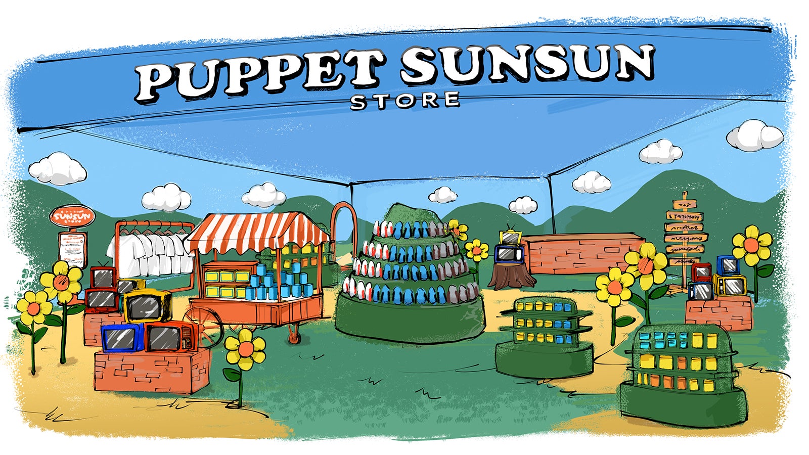 「PUPPET SUNSUN STORE」店舗イメージ図（提供写真）
