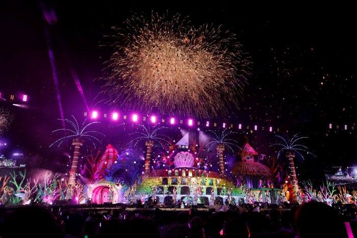 乃木坂46「真夏の全国ツアー2022」明治神宮31日公演の様子(C)乃木坂46LLC