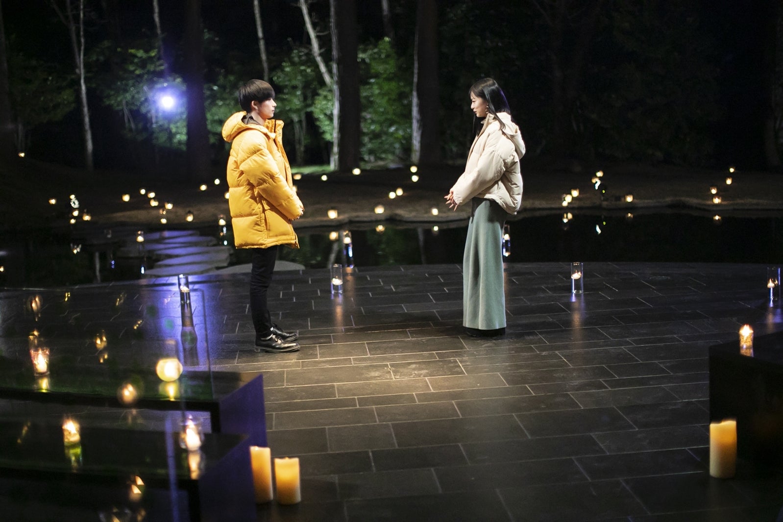 莉子、曽田陵介（C）AbemaTV