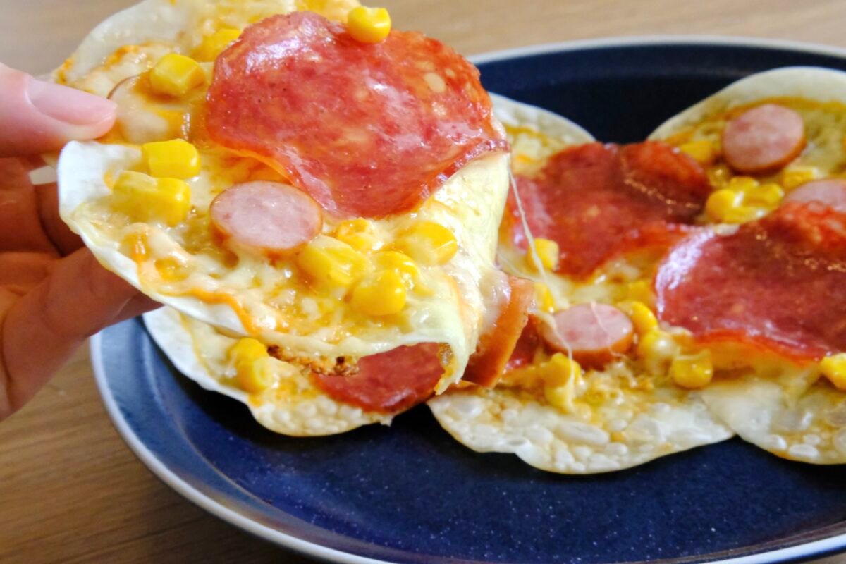 高嶋ちさ子 餃子の皮ピザ