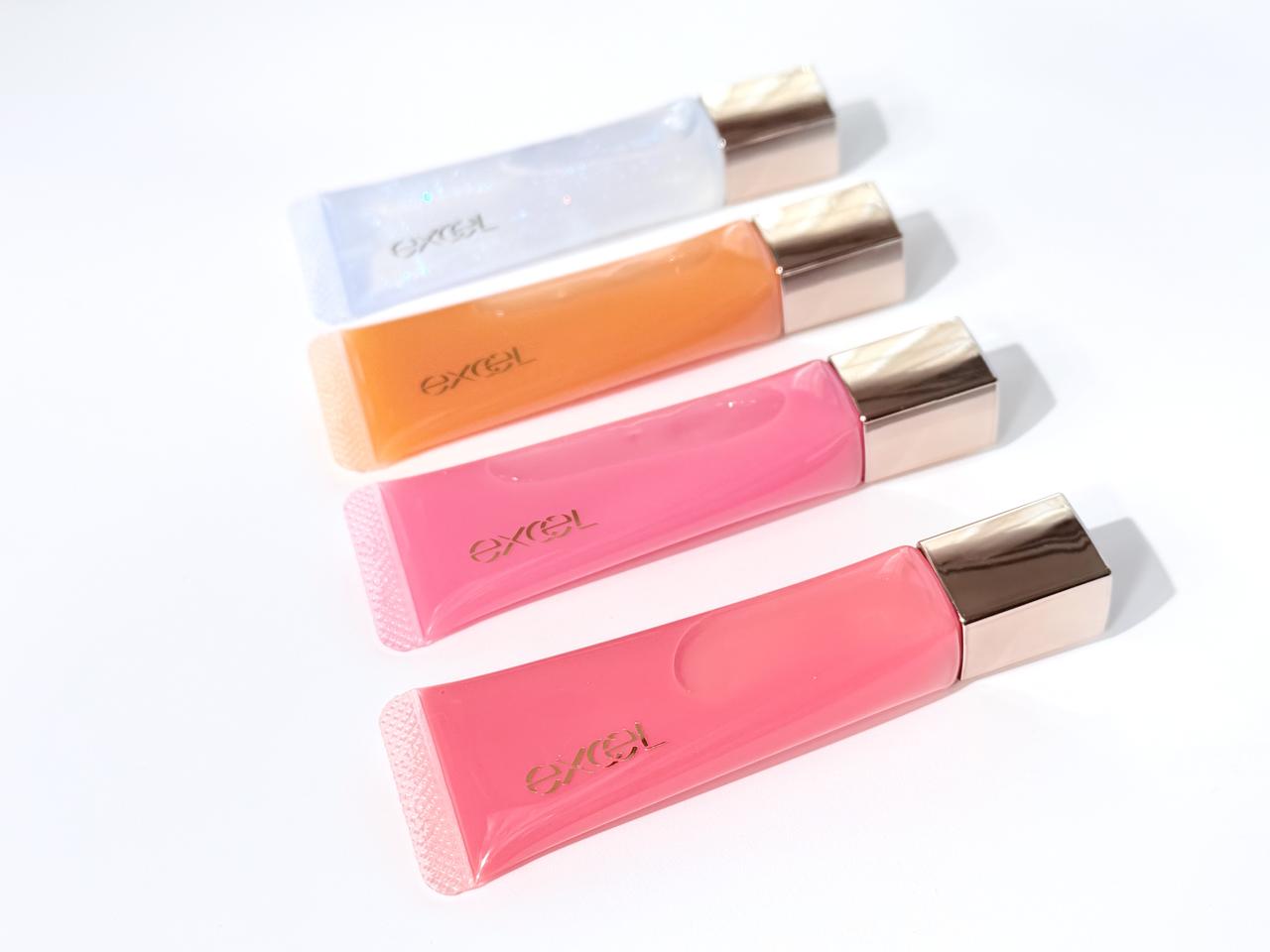 大人に似合う“むっちり厚膜”【エクセル】美容液発想の「新作リップグロス」を全色レビュー！