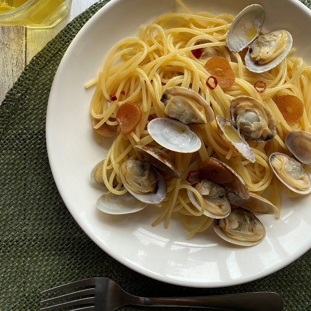 あさりペペロンチーノ