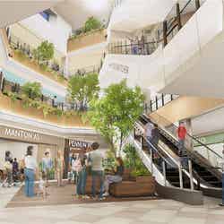 「三井ショッピングパーク ららぽーとTOKYO-BAY北館建替え計画」内観CG