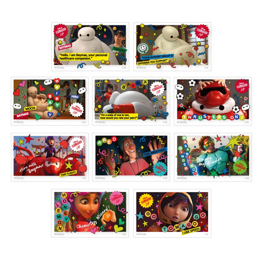 ステッカー（ランダム10種）税込605円（C）Disney