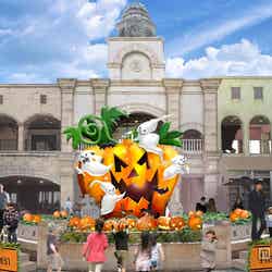 日本初360度マッピングがハロウィーンバージョンに 悪夢の世界を表現/巨大カボチャのオブジェ/画像提供:ラグーナテンボス【モデルプレス】