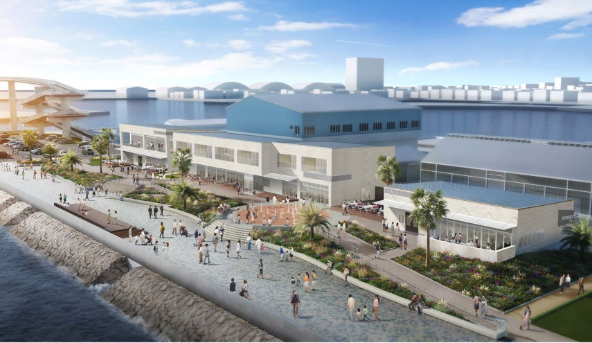 「鳥居崎海浜公園」完成予想パース※イメージ／画像提供：大和ハウス工業