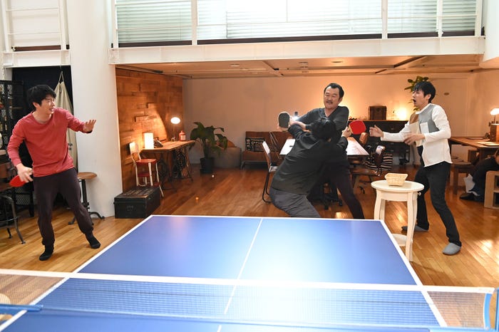 (左から)田中圭、千葉雄大、吉田鋼太郎、戸次重幸(C)テレビ朝日(C)テレビ朝日