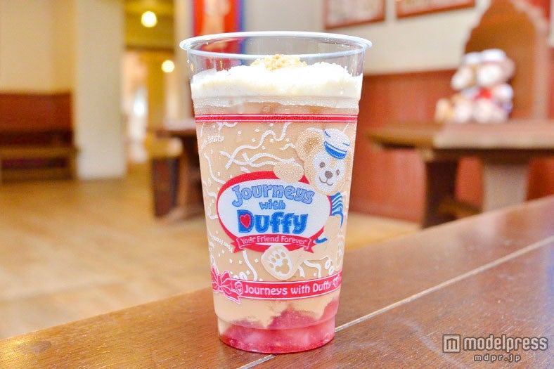 「ピーチ入りミルクティー（アイス）」￥390