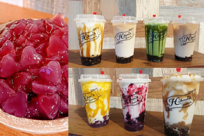 自家製ハートタピオカ専門店「Hikari’s Favorite」がオープン／画像提供：株式会社ジャストライク