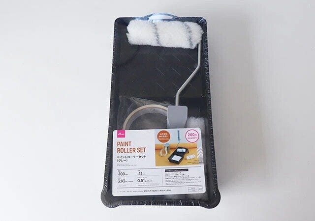 ダイソー ペイントローラーセット(グレー) パッケージ ダイソー ペイントローラーセット(グレー) パッケージ