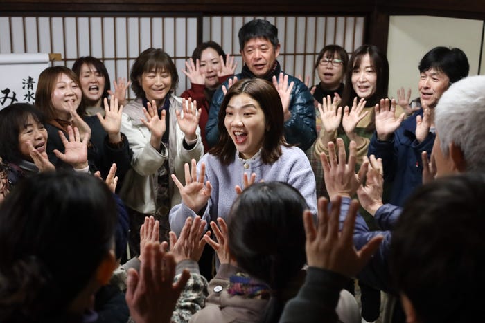 福田麻貴「婚活1000本ノック」第6話より(C)フジテレビ