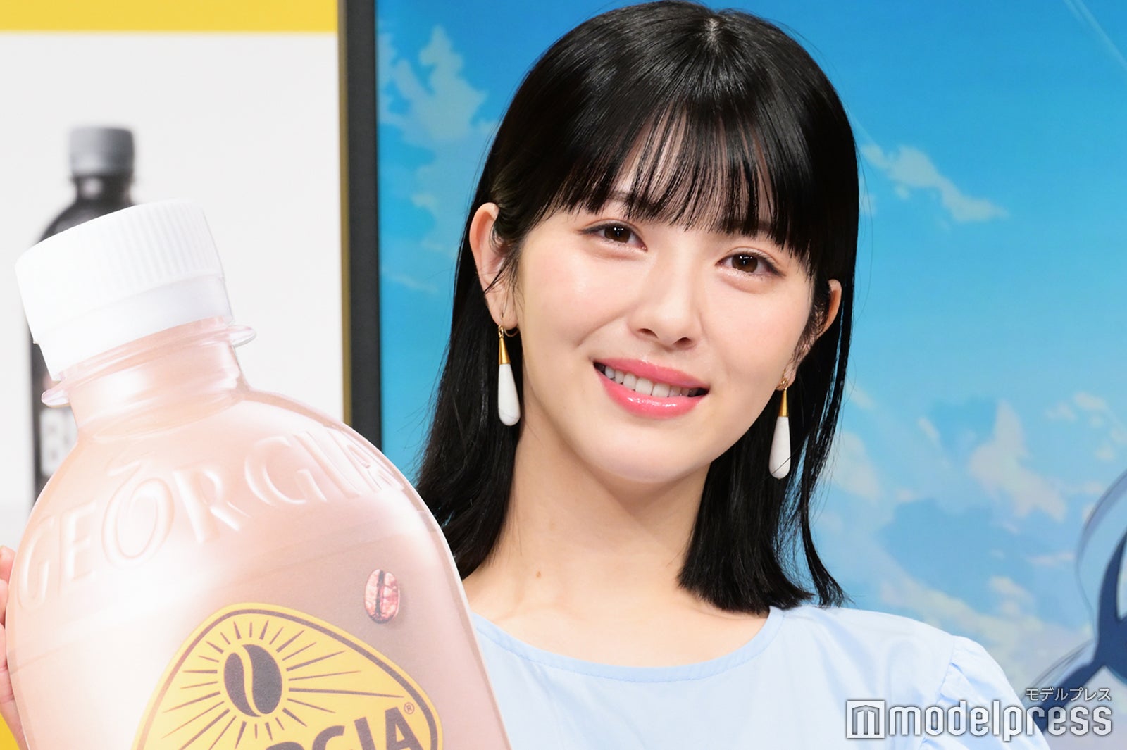「ジョージア」新キャンペーン発表会に出席した浜辺美波（C）モデルプレス