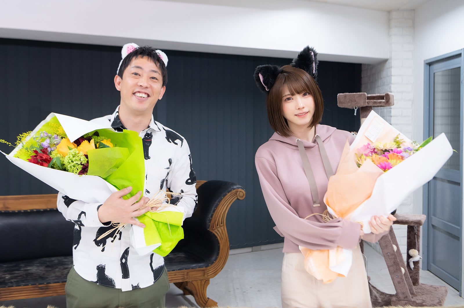 森田哲矢、えなこ  （C）テレビ大阪