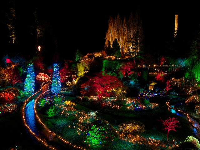 ブッチャート・ガーデンの「マジック・オブ・クリスマス」／Christmas Lights at Butchart Gardens, Victoria BC by Les_Williams