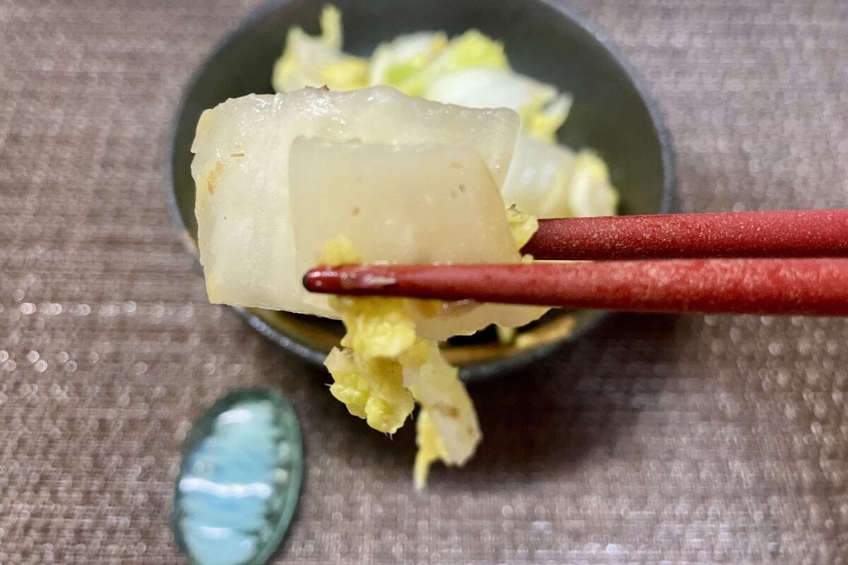 漬けわさび白菜