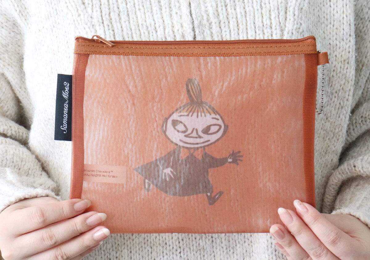 リトルミイメッシュポーチ リンネル4月号ムーミンリトルミイメッシュポーチ