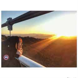 内田理央、正月旅行で人生初体験に「感動」 静岡の絶景スポットで高所恐怖症克服