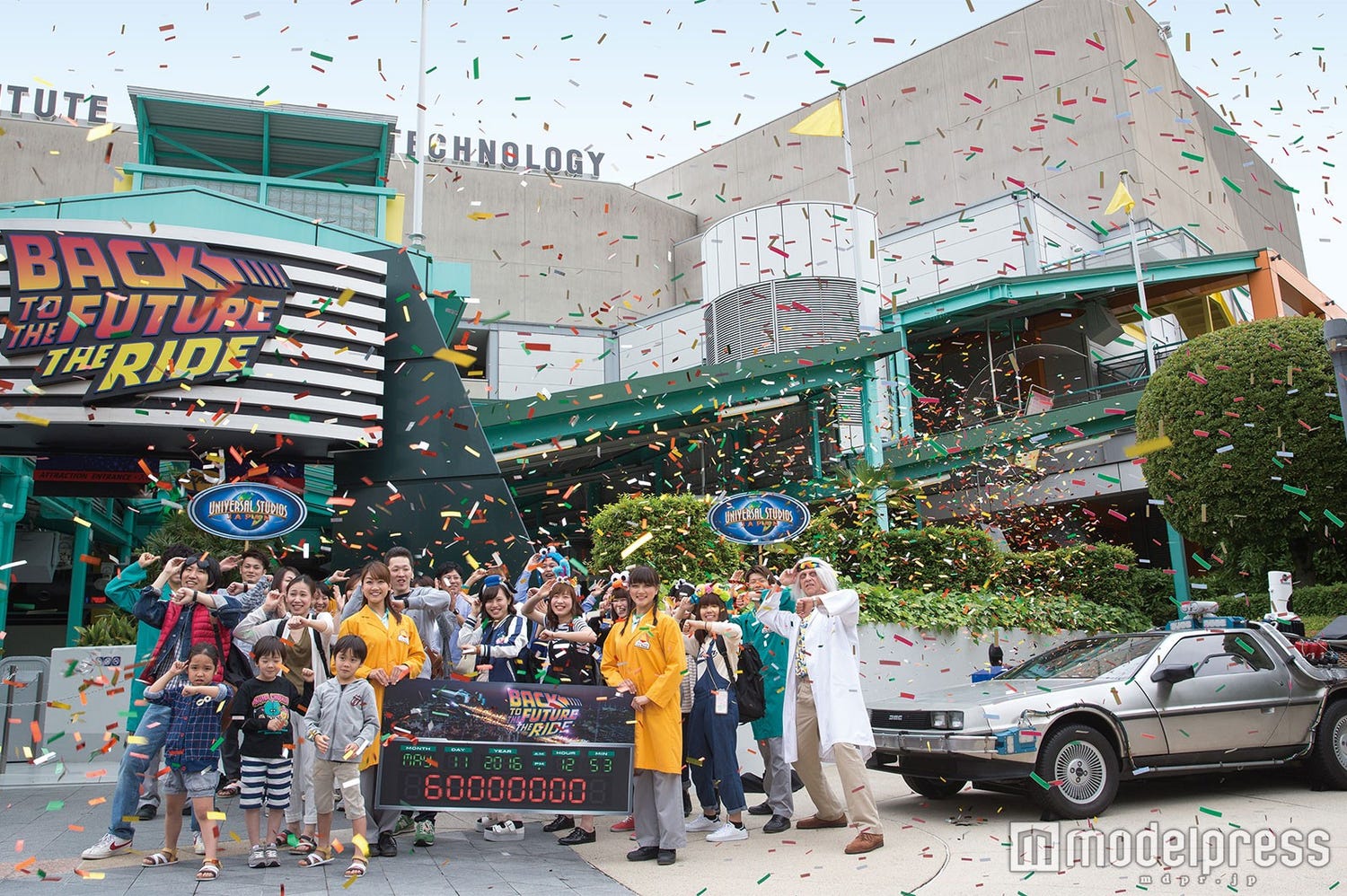 USJ「バック・トゥ・ザ・フューチャー」アトラクション、体験者数6000万人突破