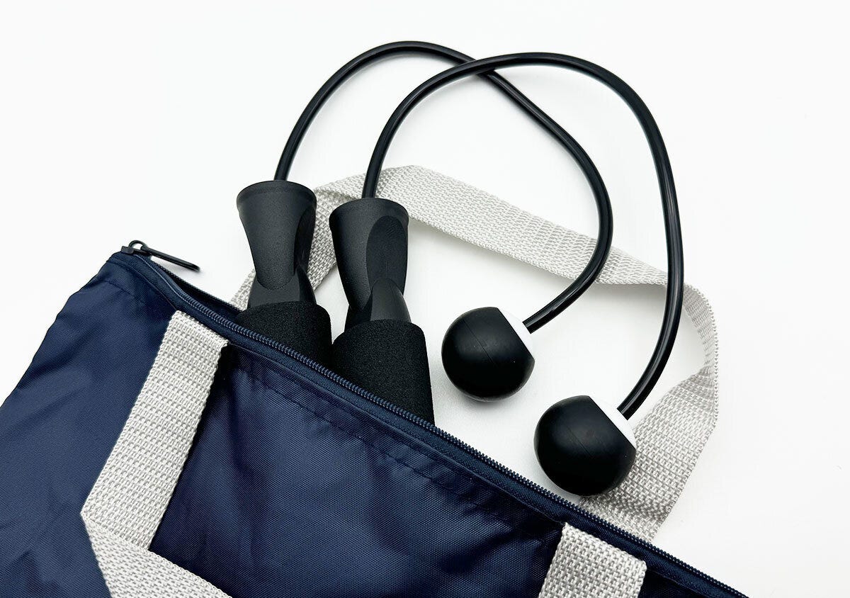 ダイソーのエア縄跳び　持ち運び