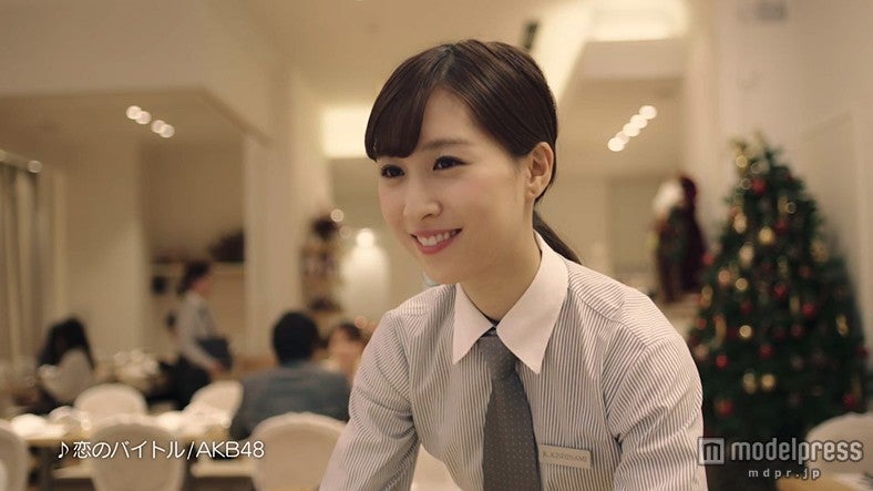 新CM「バイトAKB ぱるる選抜募集告知篇」より／CMカット