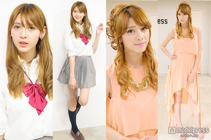 「第67回エミー賞 授賞式」レッドカーペット出場をかけて、ドレスアップした際のアンジェラ芽衣(C)モデルプレス