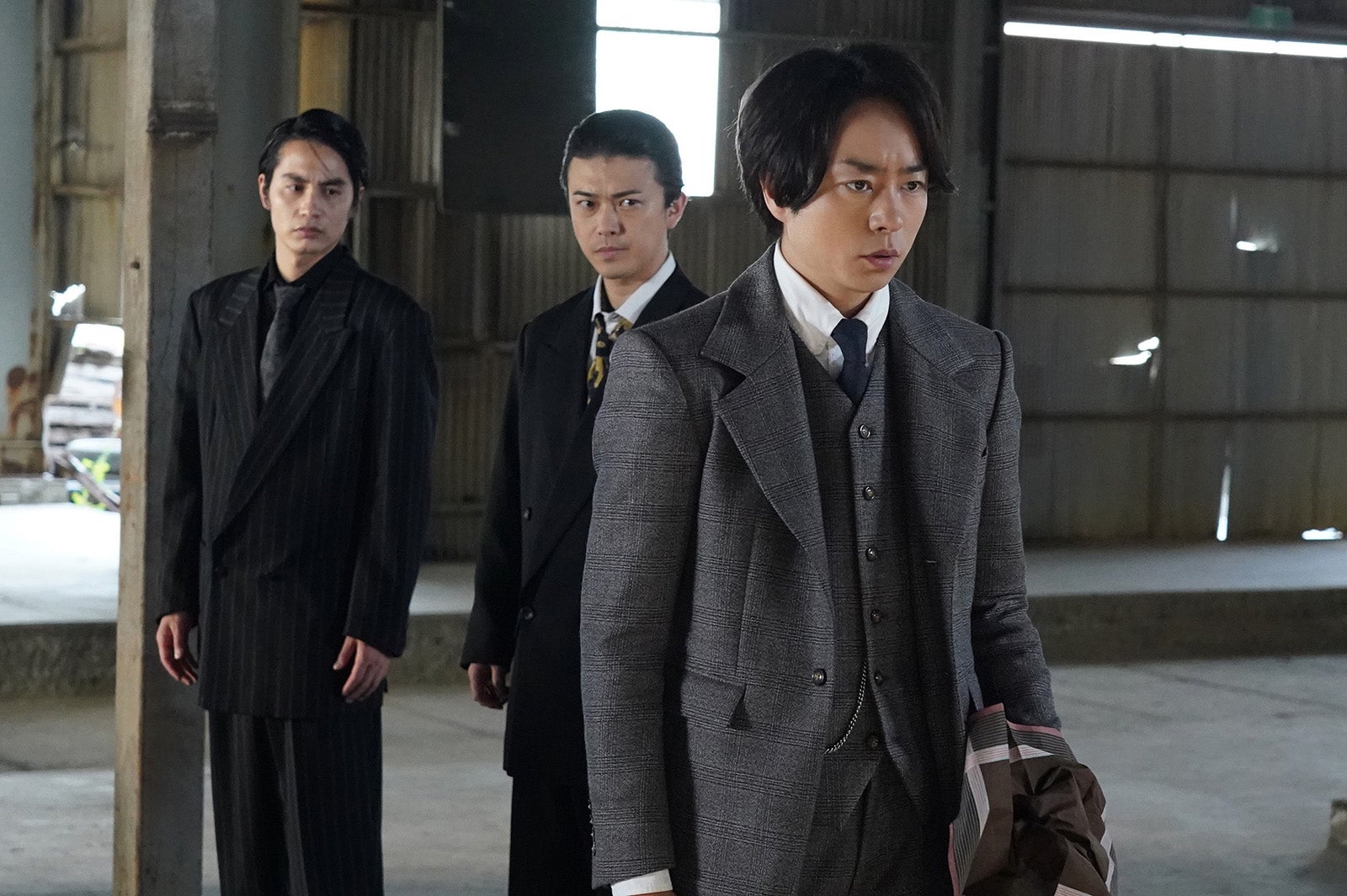 中村蒼、勝地涼、櫻井翔／「ネメシス」第9話より（C）日本テレビ