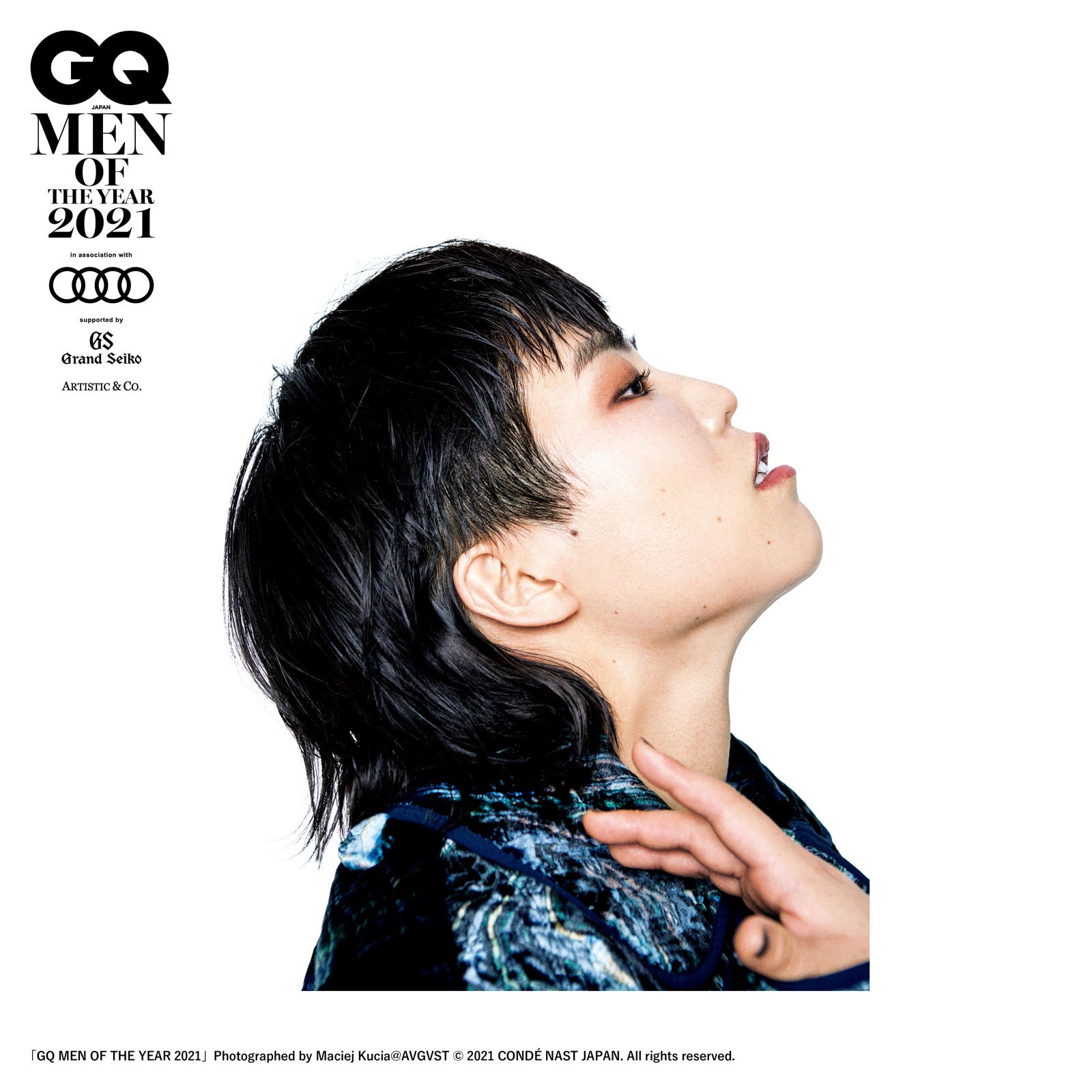 ゆりやんレトリィバァ／「GQ MEN OF THE YEAR 2021」Photographed by Maciej Kucia ＠ AVGVST © 2021 CONDE NAST JAPAN. All rights reserved.
