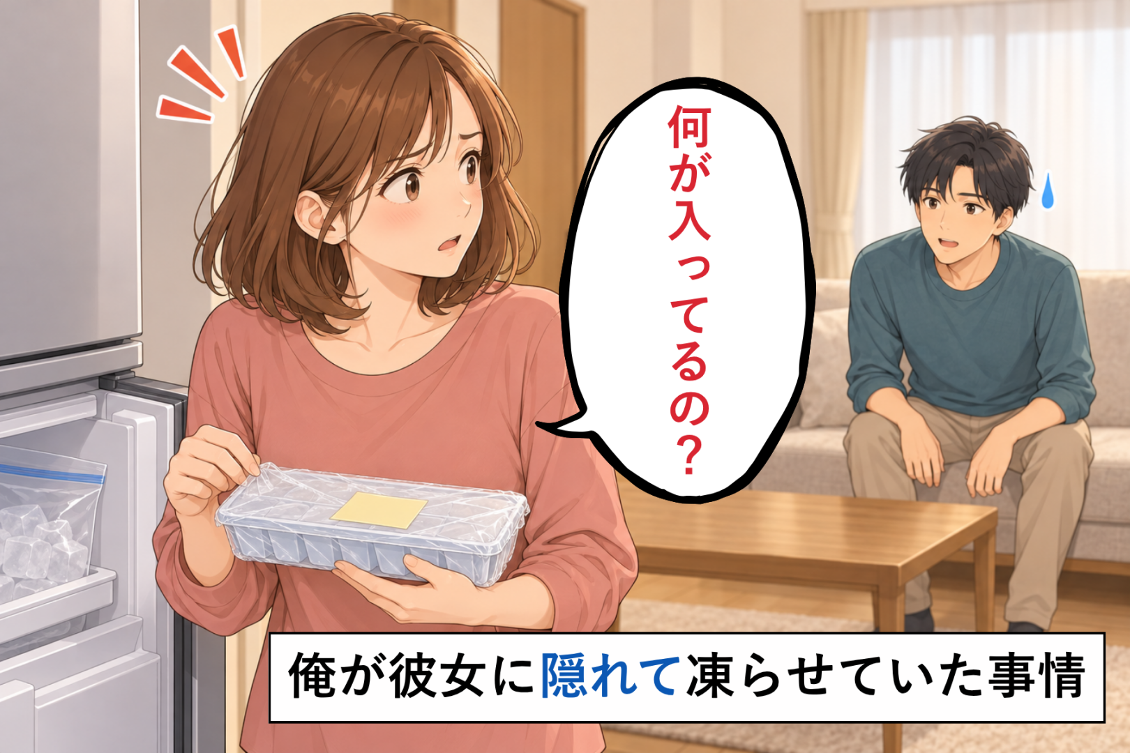 「元カノのほうが料理上手だったな」と言った俺が、数日後、彼女に隠れて製氷皿で凍らせていたもの