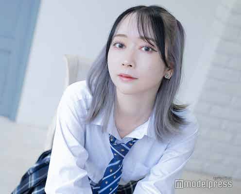 くれまぐ・浅見めい、ショーパンから美脚スラリ 冬コーデに「雪の妖精みたい」「スタイル抜群」の声