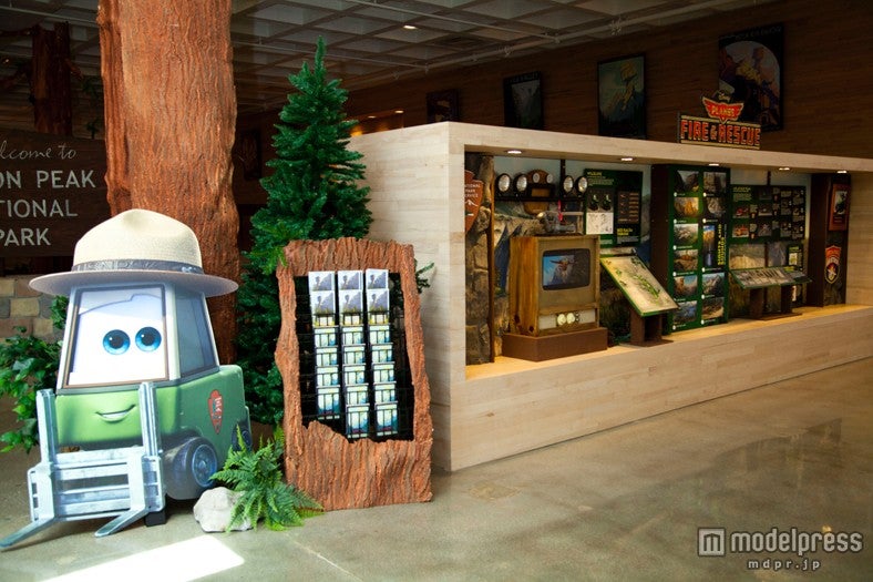 観光案内所のようなオブジェも可愛らしい