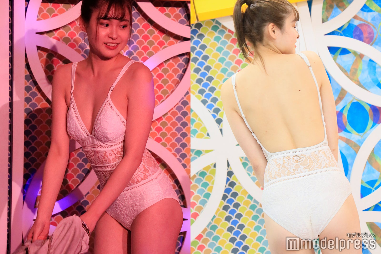 たわわバスト、大胆ヒップがSEXY　美女たちがSEXY生脱ぎ＜深夜の生脱ぎトレンド水着チェック＞
