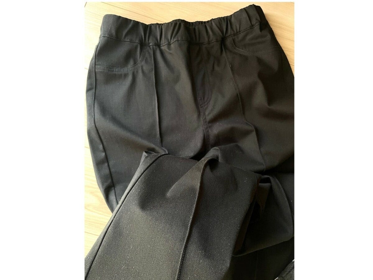 ラインが縫いつけられているので、取れることなくずっときれいに着られます