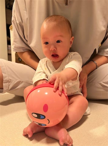 第3子妊娠中の小林礼奈、愛らしい次女の確かな成長に感動「やっと遊べるようになったね」