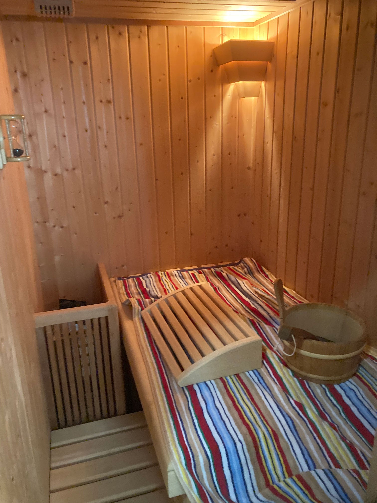 佐野瑞樹アナの自宅サウナ（提供写真）