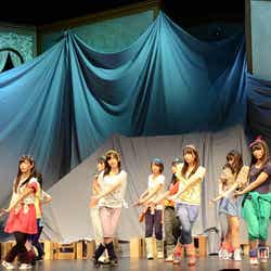 舞台「16人のプリンシパル」公開リハーサル中の乃木坂46