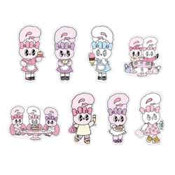 ウェイトレスマスコット(全2種)各1,980円(税込)(C)esther kim.All Rights Reserved