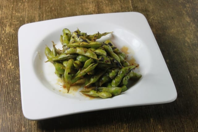 ペペロンチーノ枝豆アレンジ