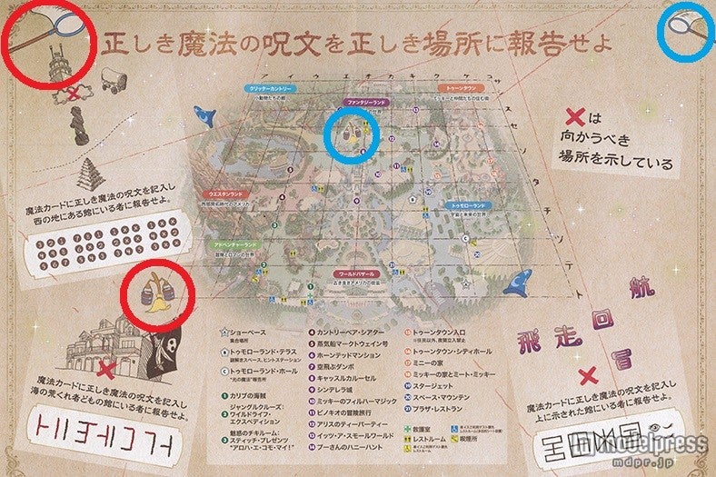 「小さな網」で「小さなホウキ」を、「大きな網」で「大きなホウキ」を捕まえる