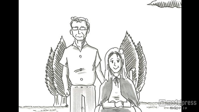 病気になったサキ(小西真奈美)に寄り添う大介(中村獅童)/(C)2014『振り子』製作委員会