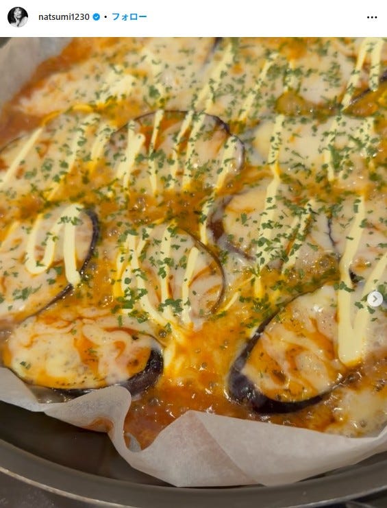 小川菜摘Instagramより