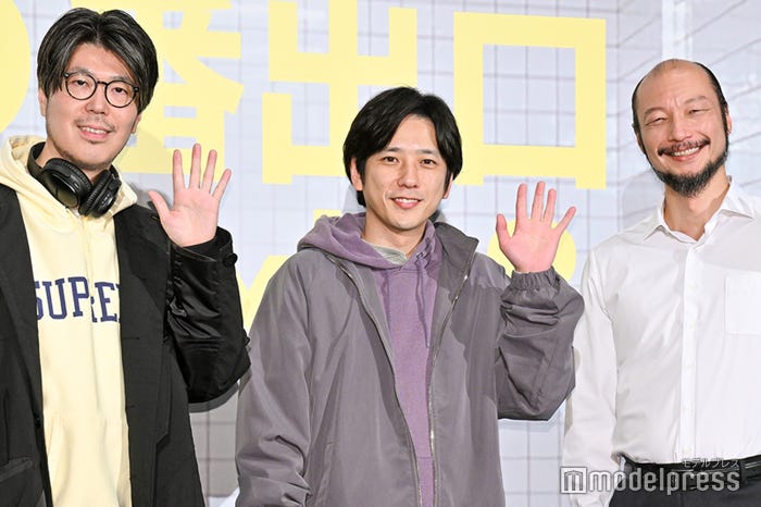 川村元気監督、二宮和也、河内大和(C)モデルプレス