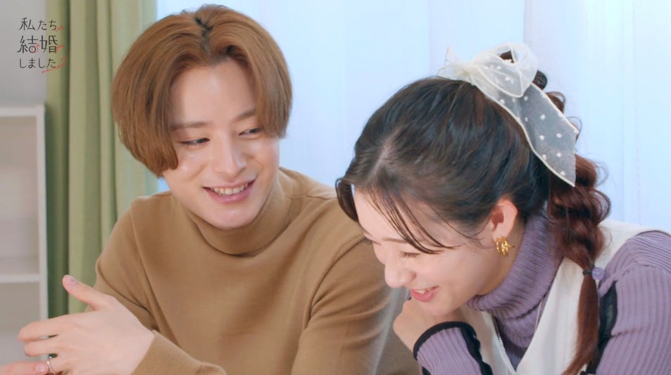 塩野瑛久、足立梨花（C）AbemaTV, Inc.