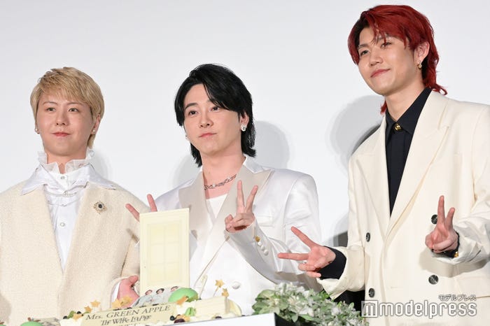 藤澤涼架、大森元貴、若井滉斗/Mrs. GREEN APPLE(C)モデルプレス