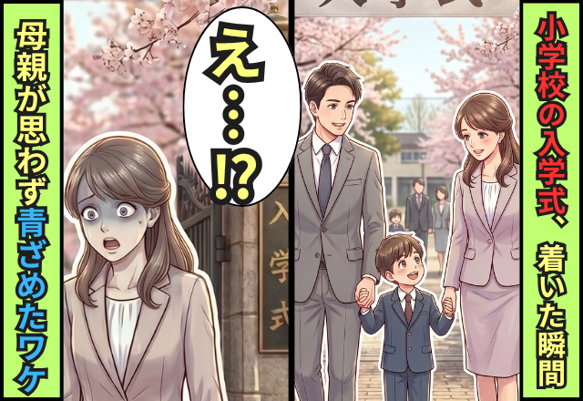 小学校の入学式…学校に着いた瞬間⇒「えっ…」母親が思わず青ざめたワケ。