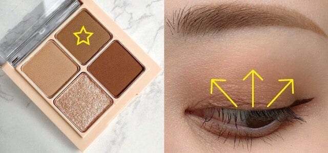 メイク　メイクテク　テクニック　美容　垢抜け　2023　今っぽい　今風　正解　OK　アイメイク　アイシャドウ　塗り方