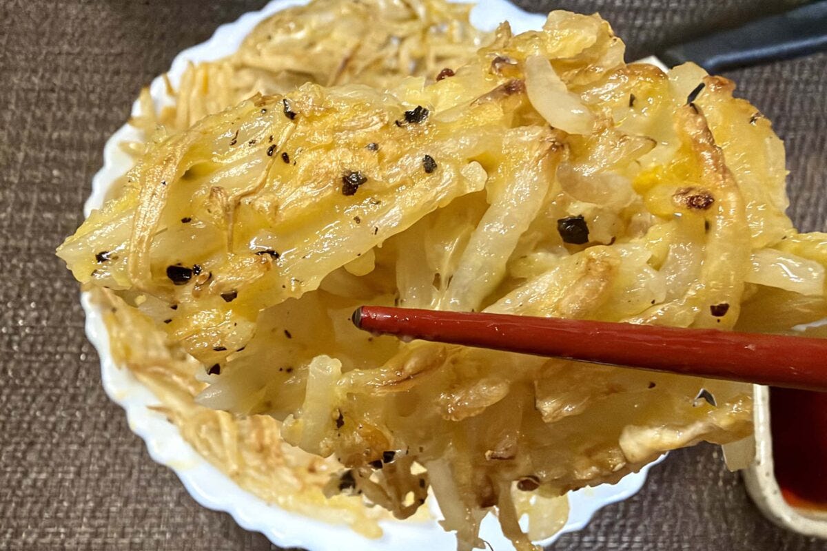 もやしのチヂミ風
